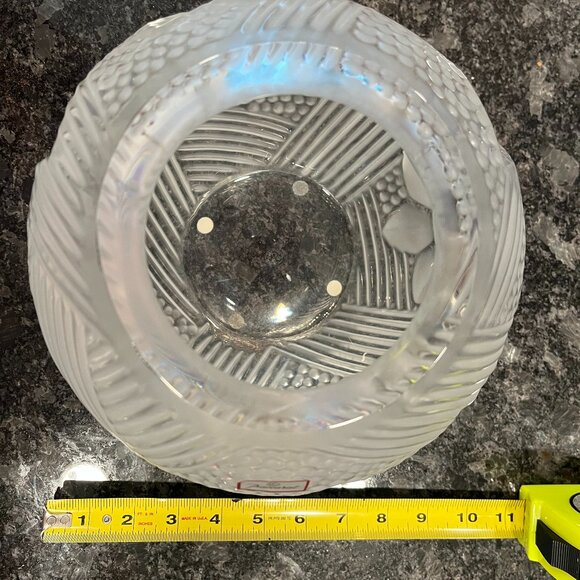 Baccarat Florelia frosted crystal bowl vase with original box - Picture 3 of 8